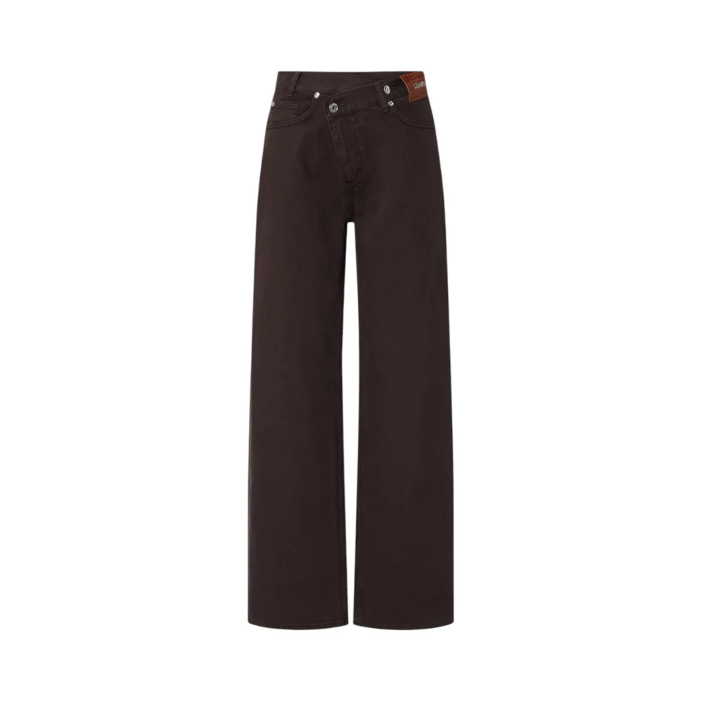 Liu Jo White Damen Liu Jo Barrel Jeans Braun Gr. 26 - Bild 5