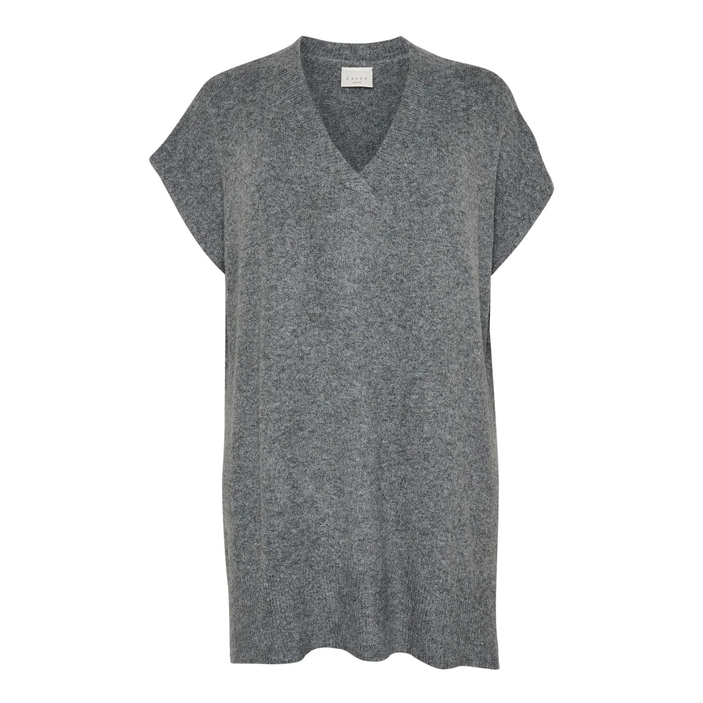 Kaffe Curve , Damen, Strickwaren, Grau, S - Bild 4