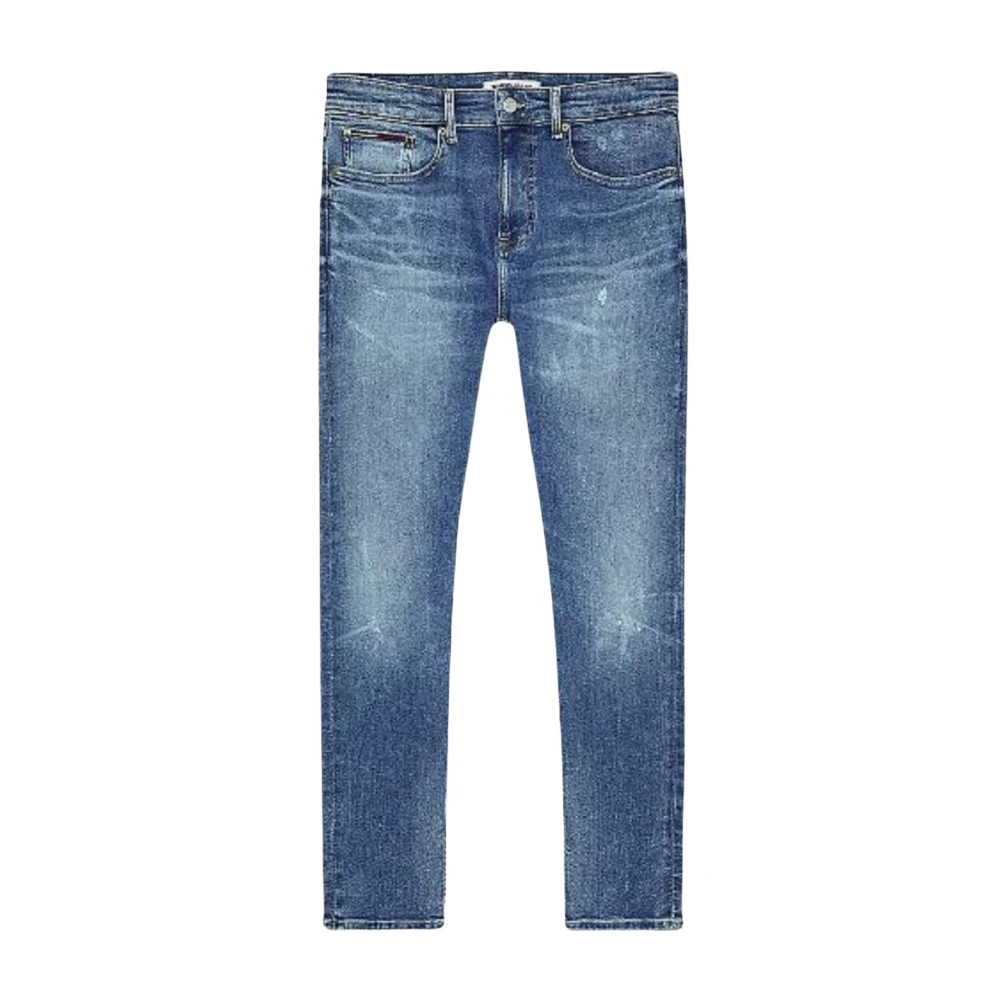 Tommy Jeans Herren Blau - Slim Fit Distressed Denim Hose - Jeans - W31
