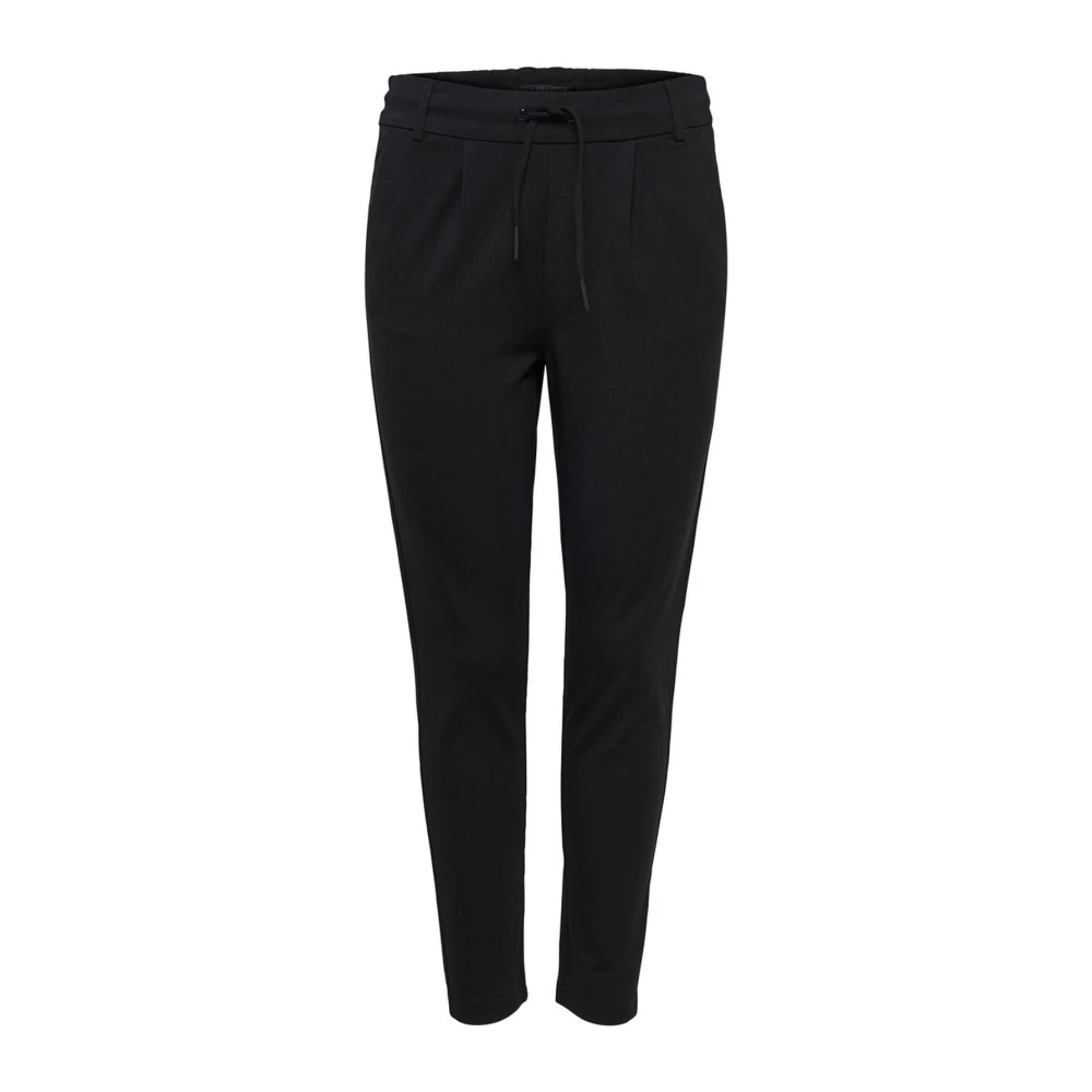 Only Damen Schwarz Stoffhose Poptrash 15115847 Regular Fit - Bild 10