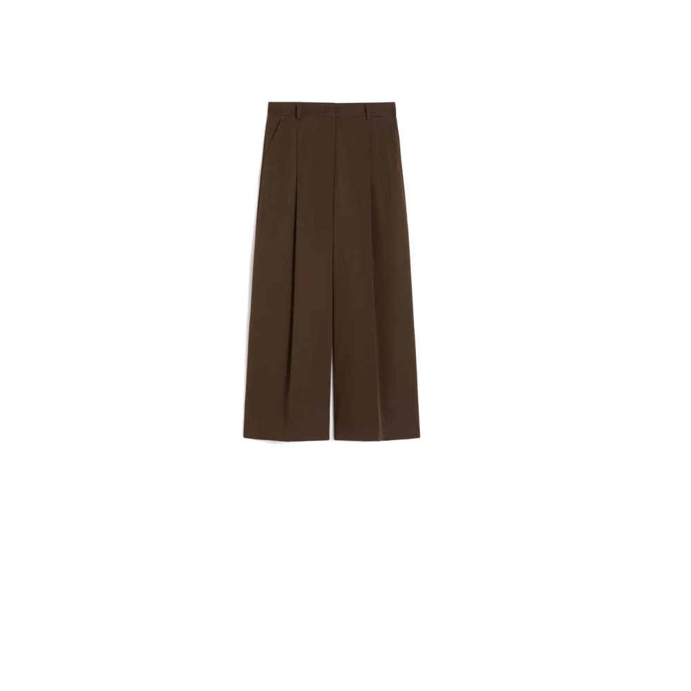 Max Mara Damen Braun - Wide Hosen - Trousers - M