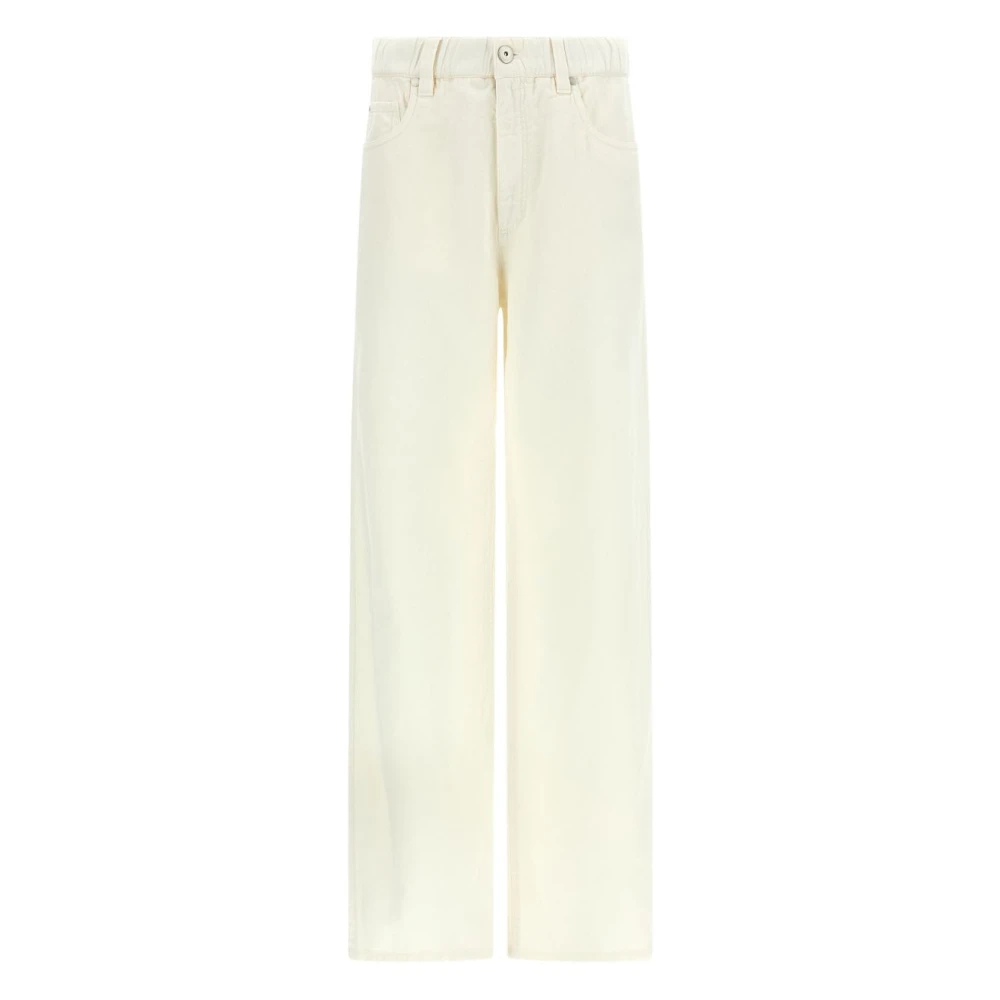 Brunello Cucinelli , Damen, Jeans, Weiß, Xl - Bild 3