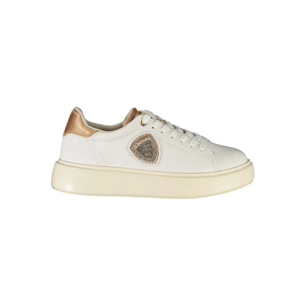 Blauer, Damen, Sneakers, Weisses Leder Damen Sneaker, Bronze, Weiss, (40) - Bild 7