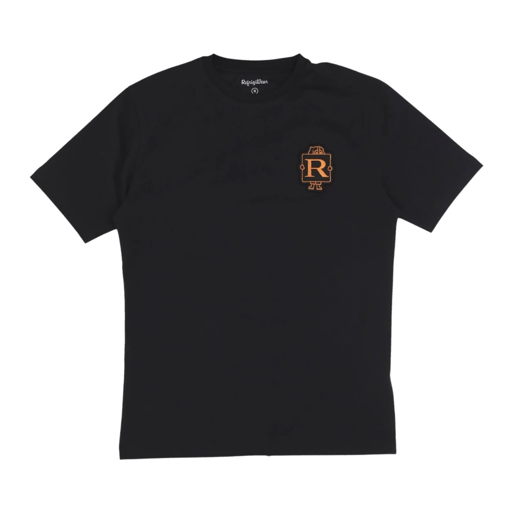 Refrigiwear Herren Schwarz - Es Tee Stylisches T-Shirt - Tops - K - S