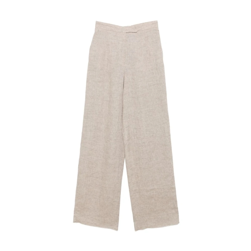 Emporio Armani Damen Beige - Wide Hosen - Trousers - S