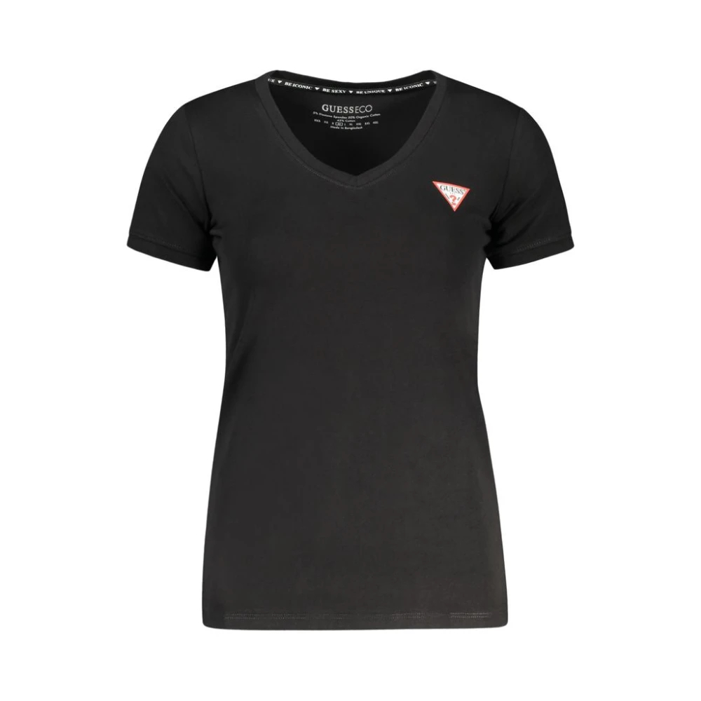 Guess Damen Schwarz T-Shirt W2yi45 J1314 Slim Klein - Bild 8