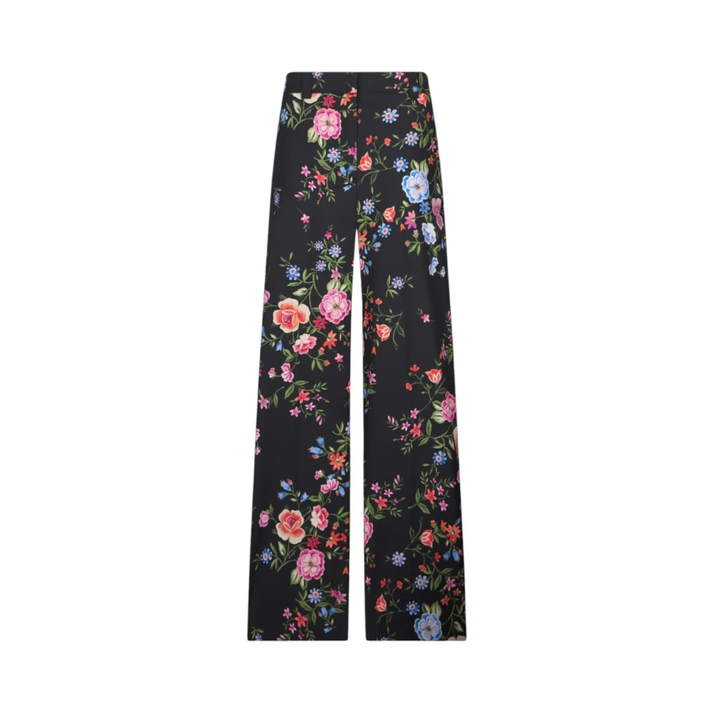 Liu Jo Damen Schwarz - Wide Hosen - Trousers - K - M