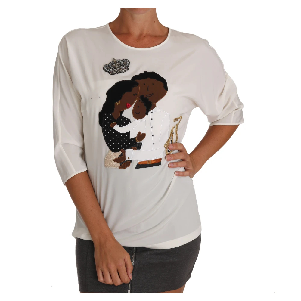 Dolce & Gabbana Damen Weiß - Blusen - Blouses & Shirts - M