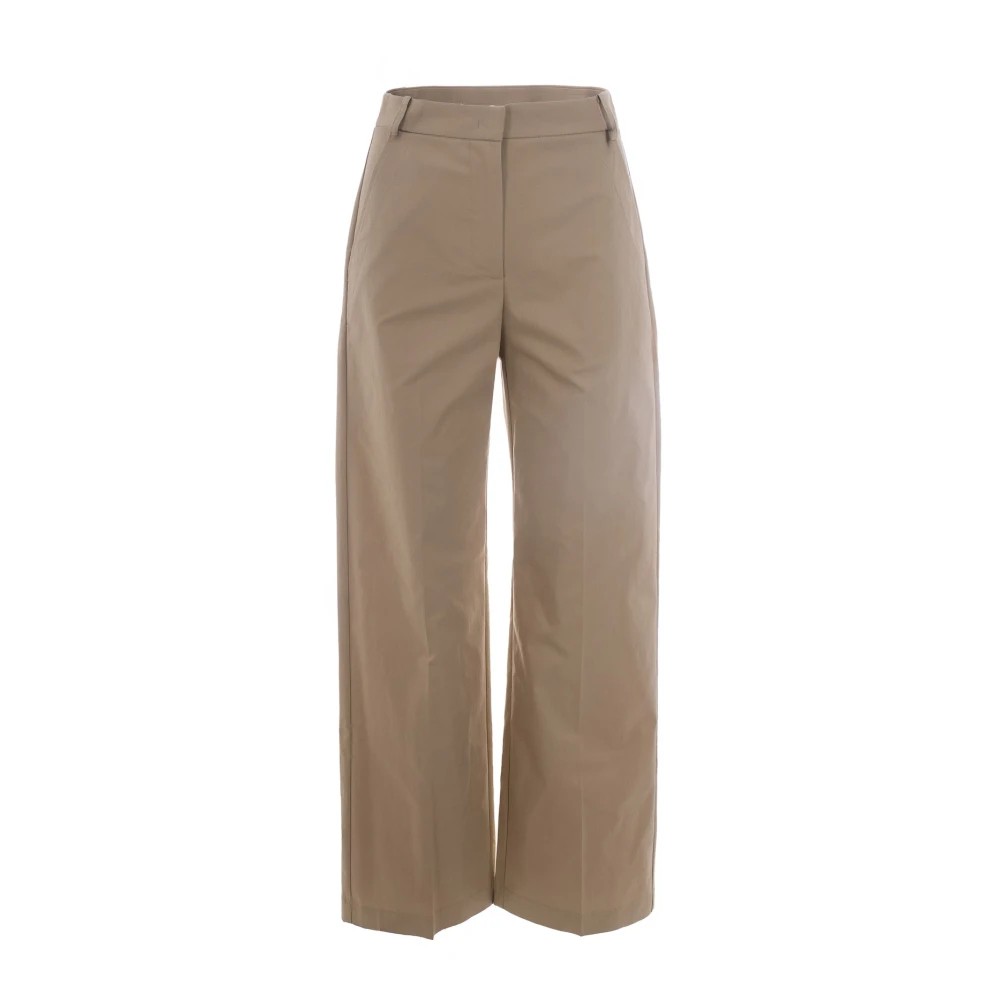 Patrizia Pepe Damen Beige - Wide Hosen - Trousers - S