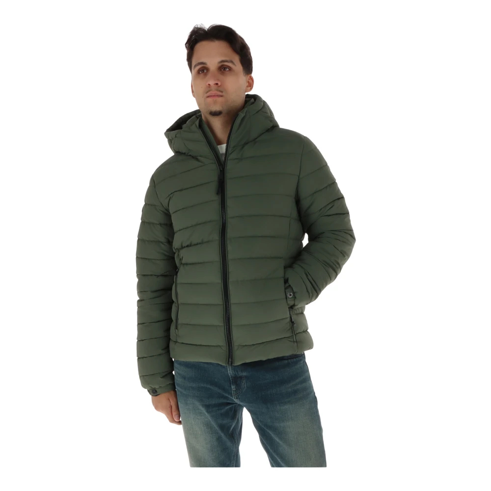 Superdry Vert Daunenjacke Mit Kapuze Fuji - Bild 4