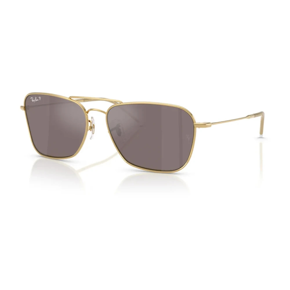 Ray-Ban Caravan Reverse Sonnenbrillen Arista Gold Fassung Rosa Glas Polarisiert 58-15, RBR0102S - Bild 3