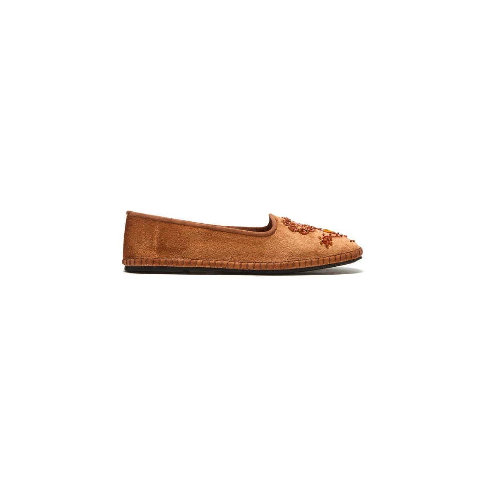 Maliparmi Damen Gelb - The Precious Velvet Babouche-Bijoux - Shoes - 41 Eu