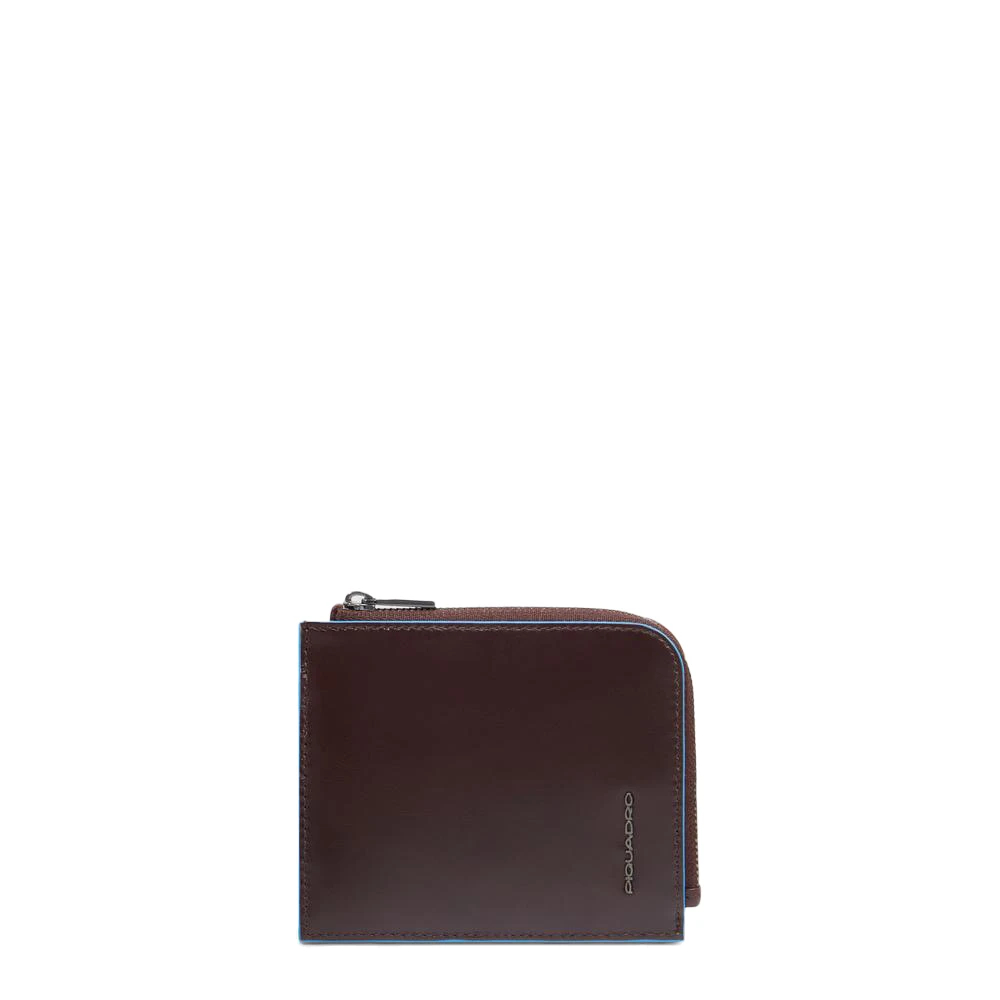 Piquadro Unisex Braun - Kartenhalter Mit Reißverschluss-Münzfach Und Rfid-Schutz - Accessories - One Size