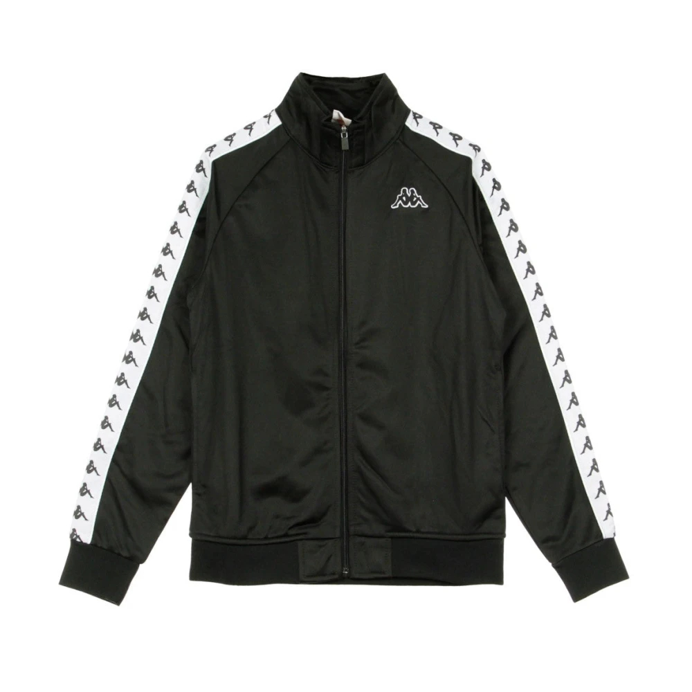 Kappa Herren Schwarz - Sch Trainingsjacke /Weiß - Sweatshirts & Hoodies - K - Xs
