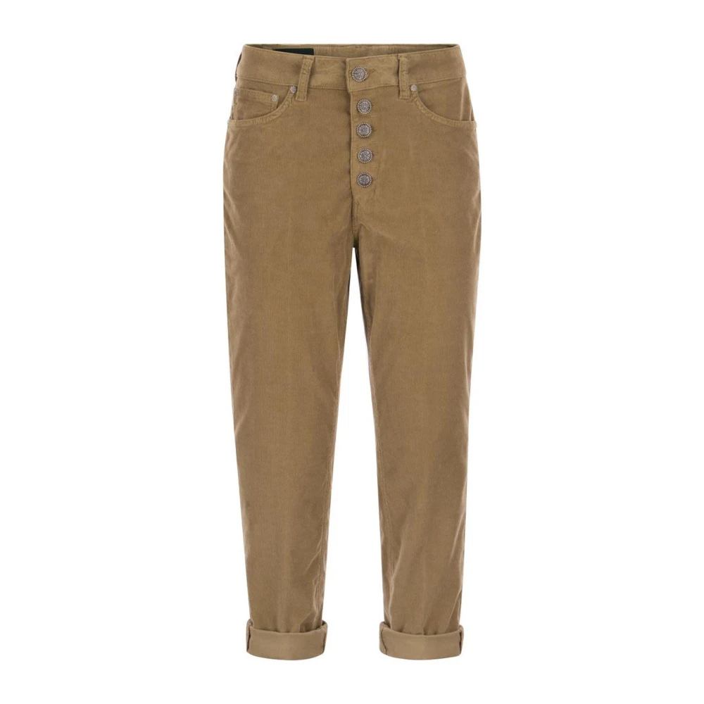 Dondup Damen Braun - Koons Straight Leg Hosen - Trousers - W29