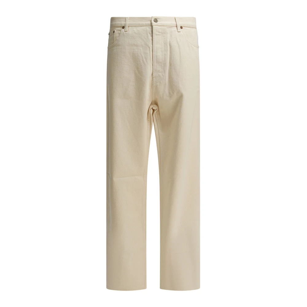 Valentino Garavani - Baumwoll-Denim-Jeans Mit Weitem Bein - Trousers - Herren - Beige - W32 - Bild 9