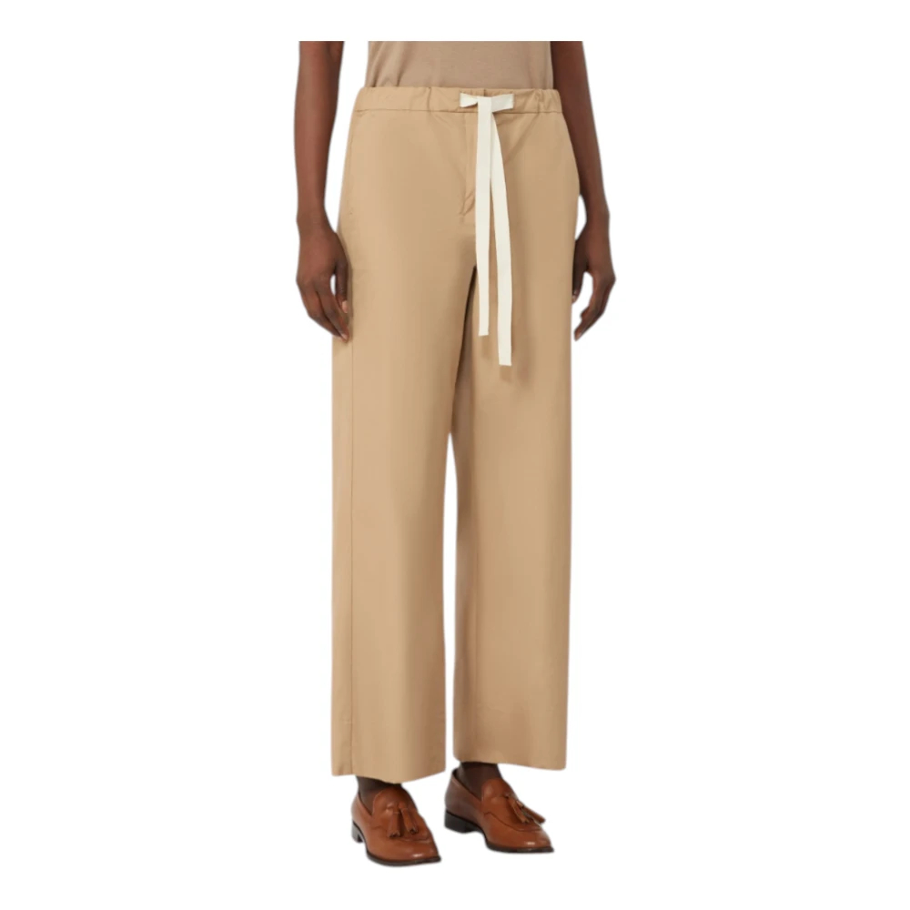 Max Mara Damen Beige - Wide Hosen - Trousers - M