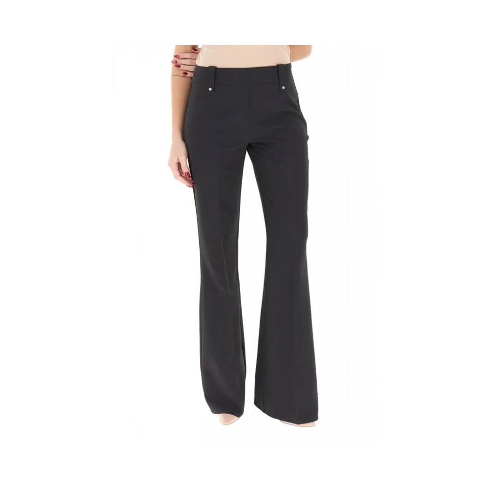 Liu Jo Damen Schwarz - Wide Hosen - Trousers - K - L