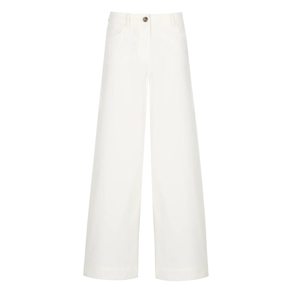 Marella Damen Weiß - Wide Hosen - Trousers - Xs