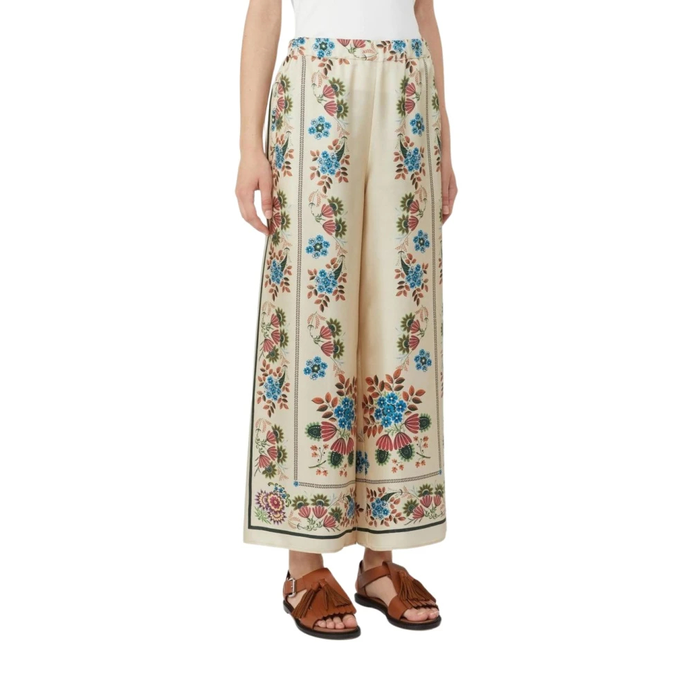 Weekend Max Mara Damen Beige - Wide Hosen - Trousers - 3XL