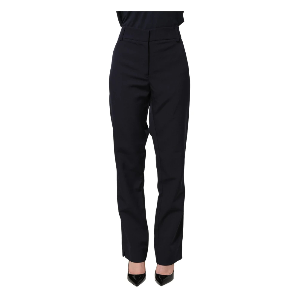 Blugirl Damen Blau - High Waist Straight Hosen - Trousers - L