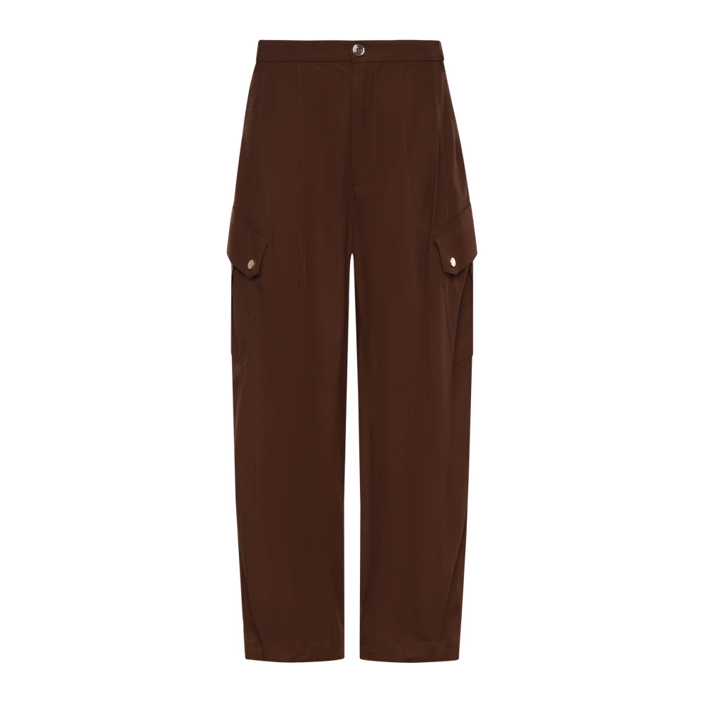 Pinko Damen Braun - Wide Hosen - Trousers - Xs