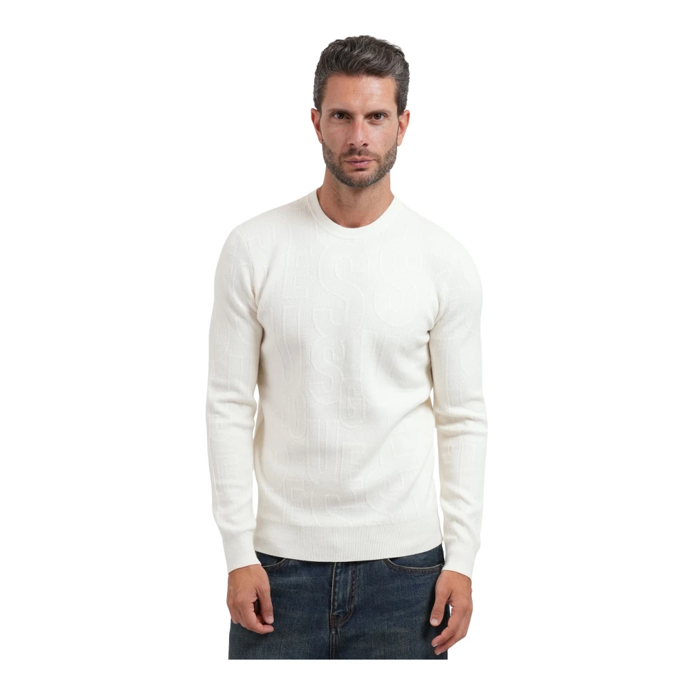 Guess Herren Pullover Beige Gr. Klein - Bild 5