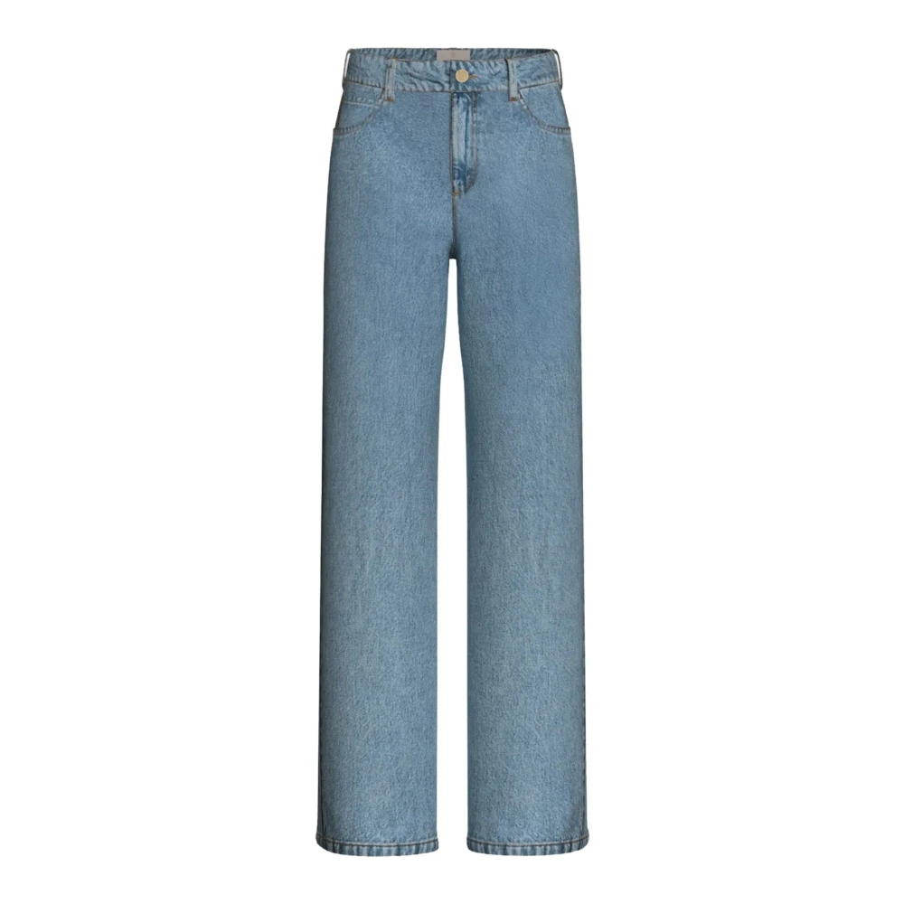 Emme Di Marella Damen Blau - Wide Jeans - Jeans - M