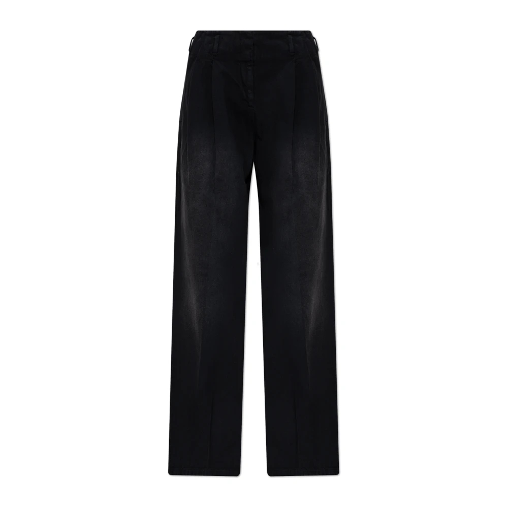 Golden Goose Damen Schwarz - Wide-Leg-Hose - Trousers - K - S