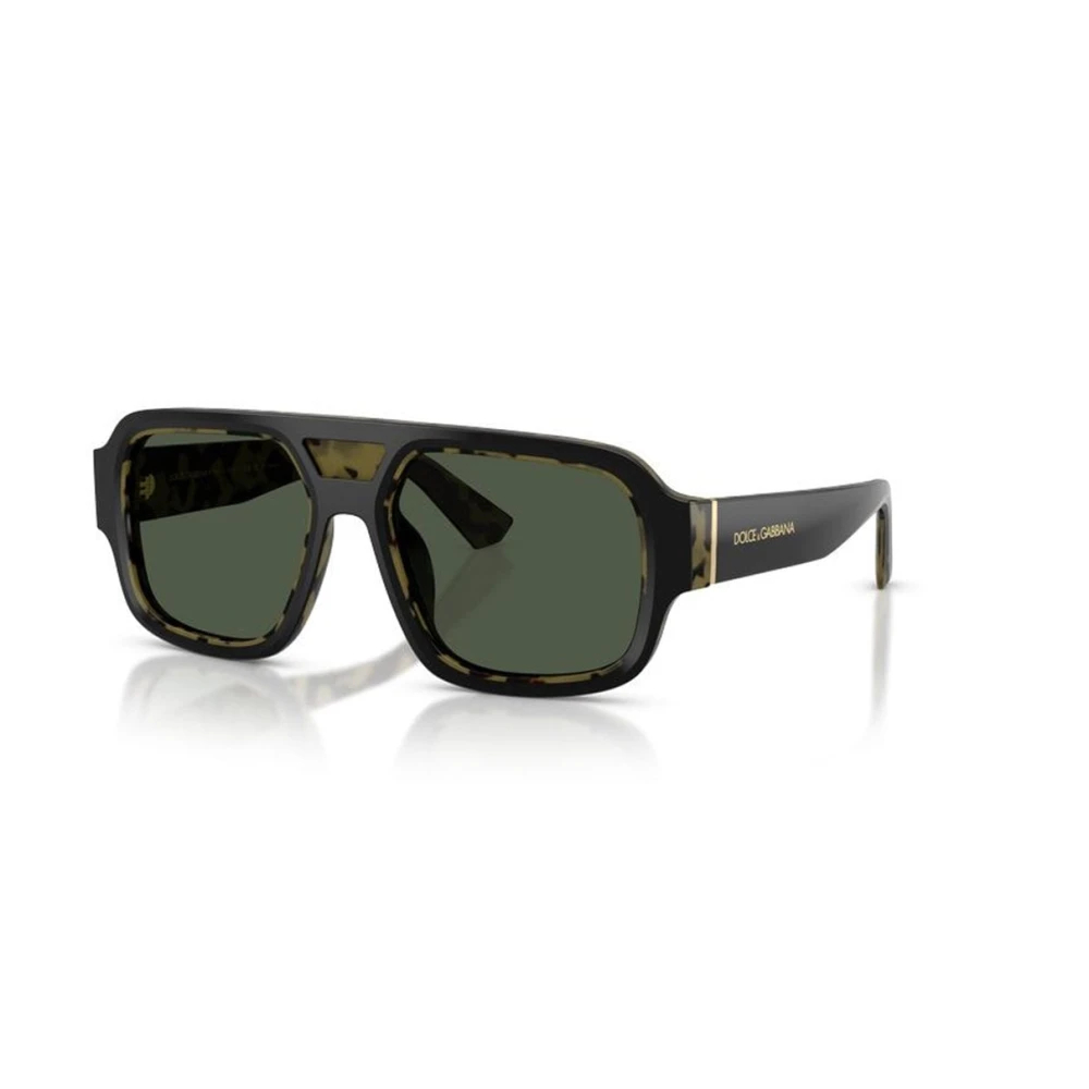 Dolce & Gabbana Herren Schwarz - Eckige Sonnenbrille - Accessories - K - 55 Mm