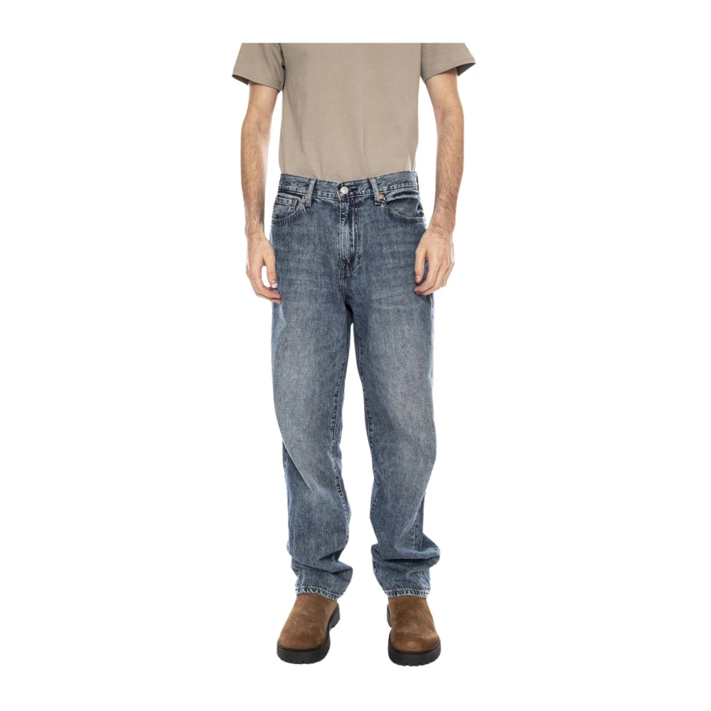 Levis Herren Blau 568™ Loose Straight Dark Indigo - Worn In - Image 5