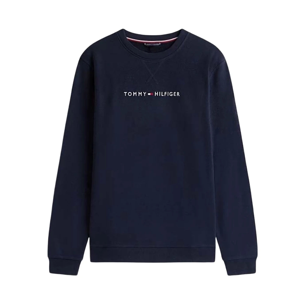 Tommy Hilfiger Logo Sweater Navy - Größe S - Bild 7