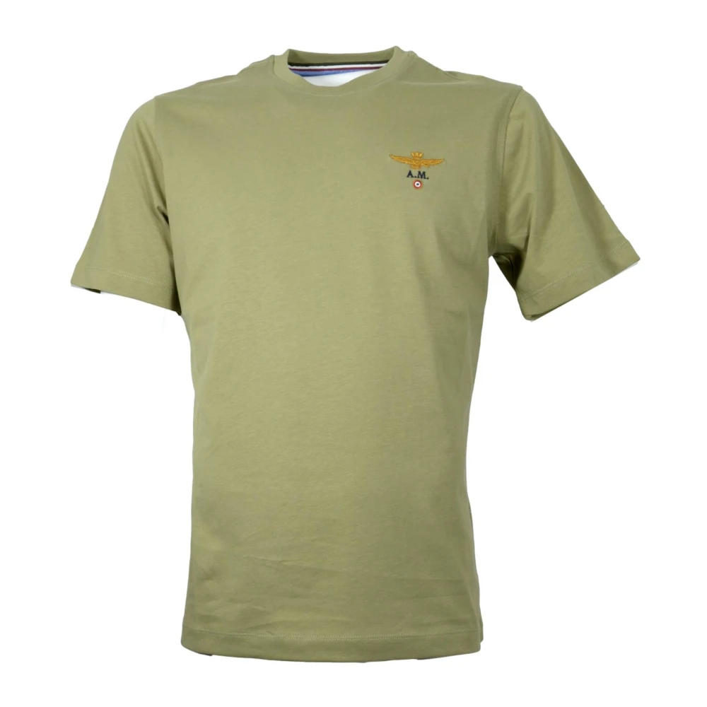 Aeronautica Militare Herren Grün - Ts1580uj00372 T-Shirt - Tops - L