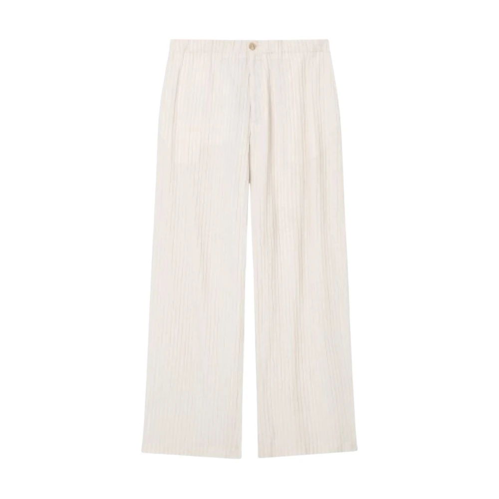 Emporio Armani Herren Beige - Wide Hosen - Trousers - S