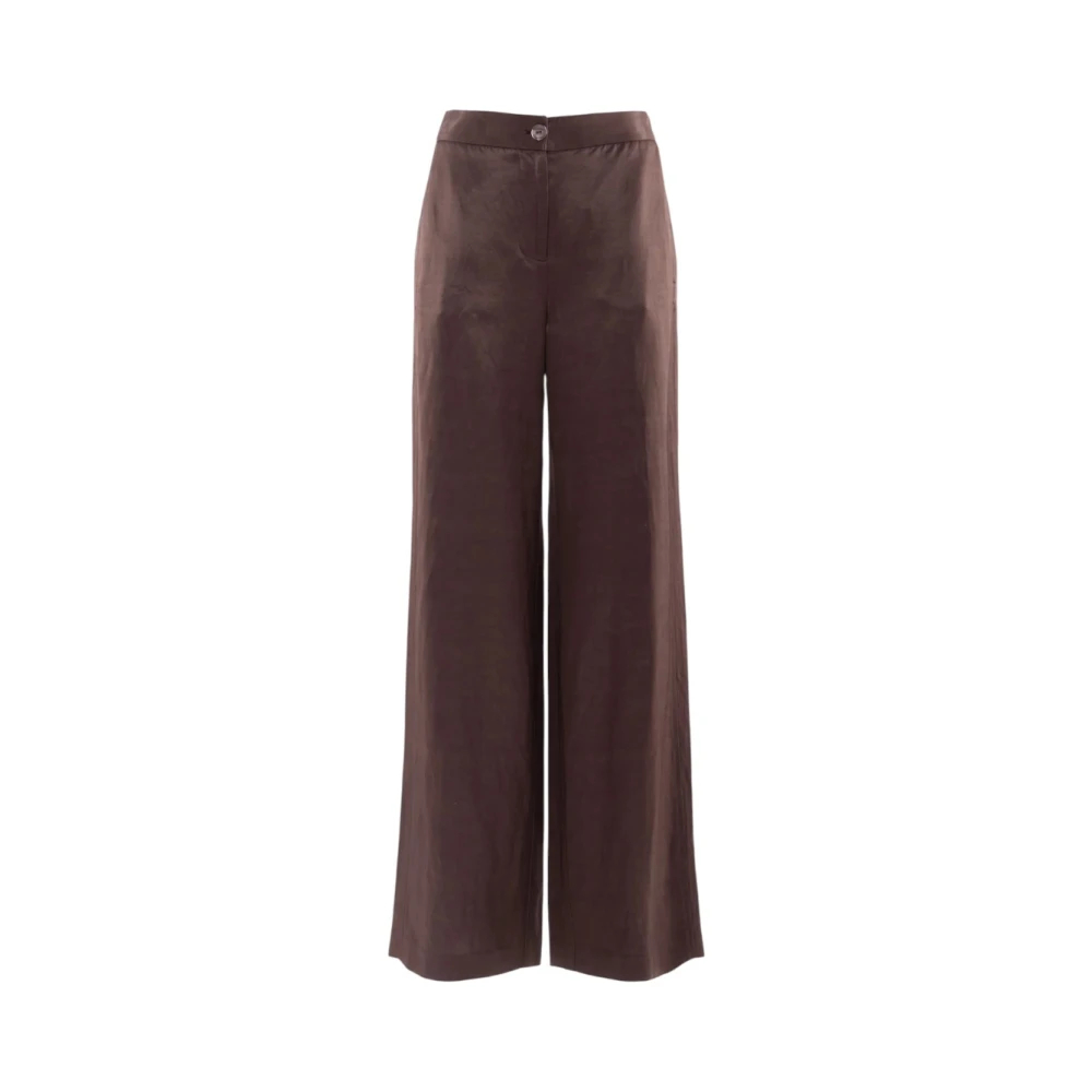 Nenette Damen Braun - Wide Hosen - Trousers - Xl