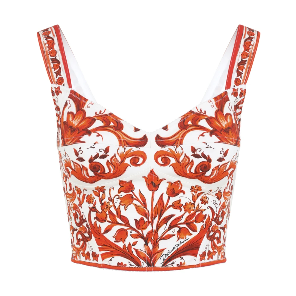 Dolce & Gabbana Damen Multicolor - Ärmellose Oberteile - Tops - Mehrfarbig - Xs