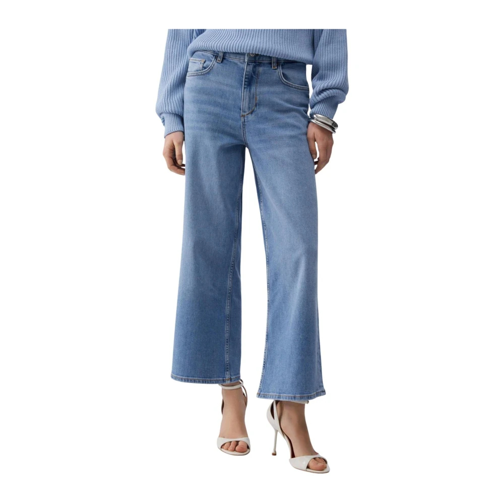 Liu Jo Damen Blau - Jeans Mit Reißverschluss Und Knopf Mit Taschen - Jeans - W32
