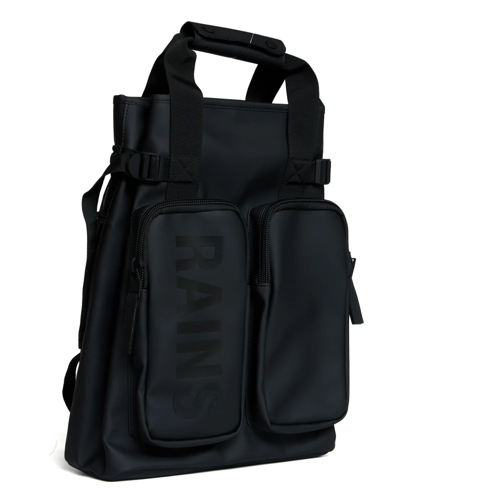 Rains - Texel Tote Rucksack - Bags - Herren - Schwarzk - One Size - Bild 7
