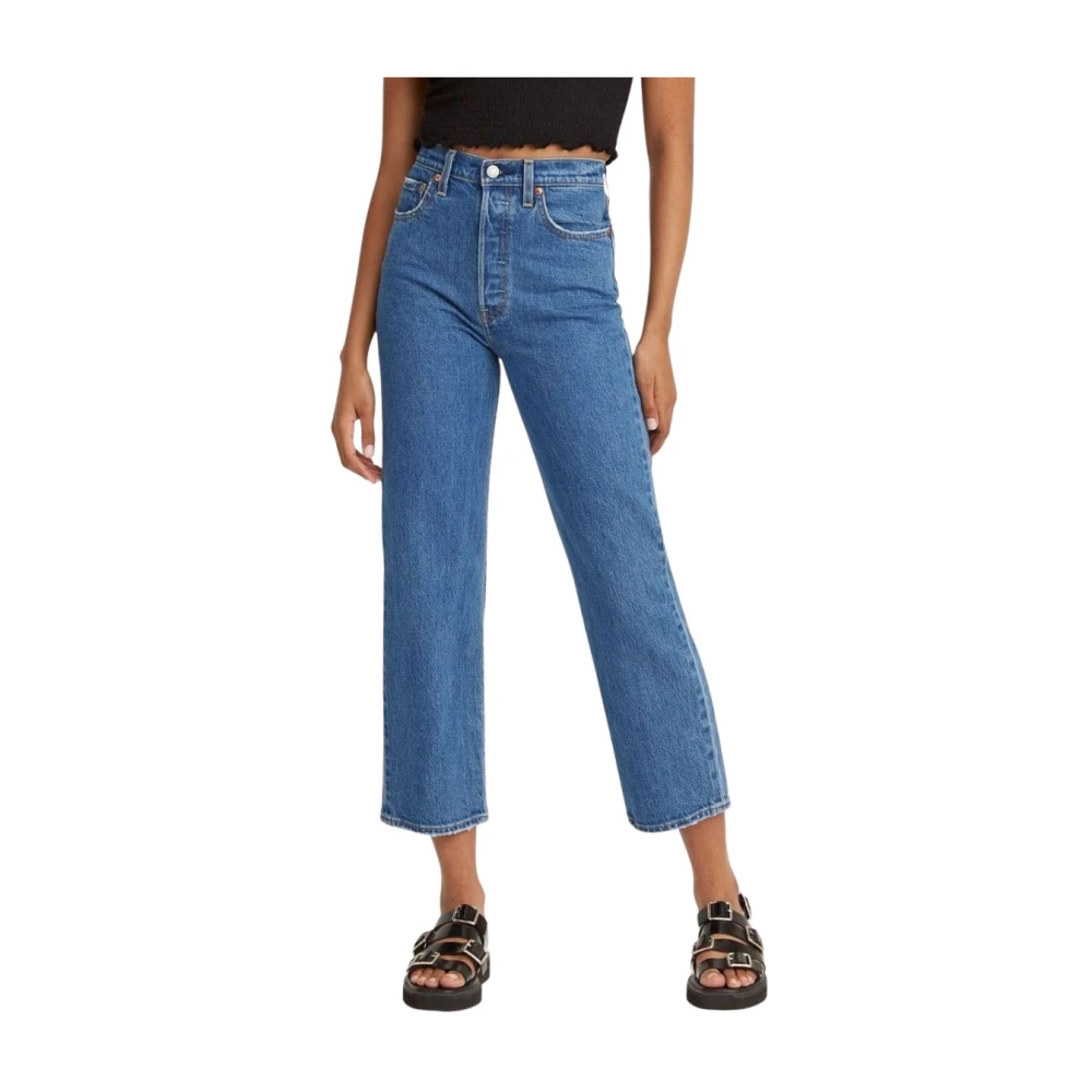 Levi's - Ribcage Straight Ankle Jeans - Jeans - Damen - Blau - W25 L29