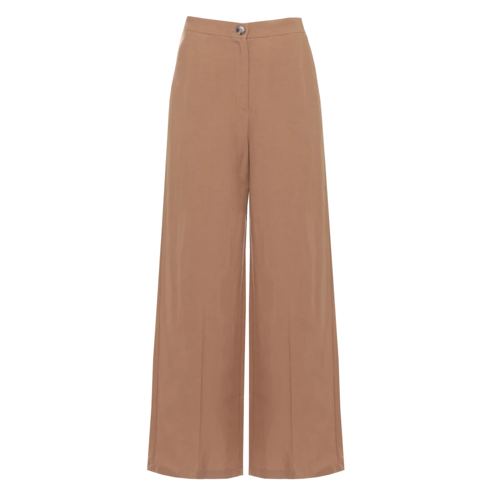 Marella Damen Braun - Wide Hosen - Trousers - L