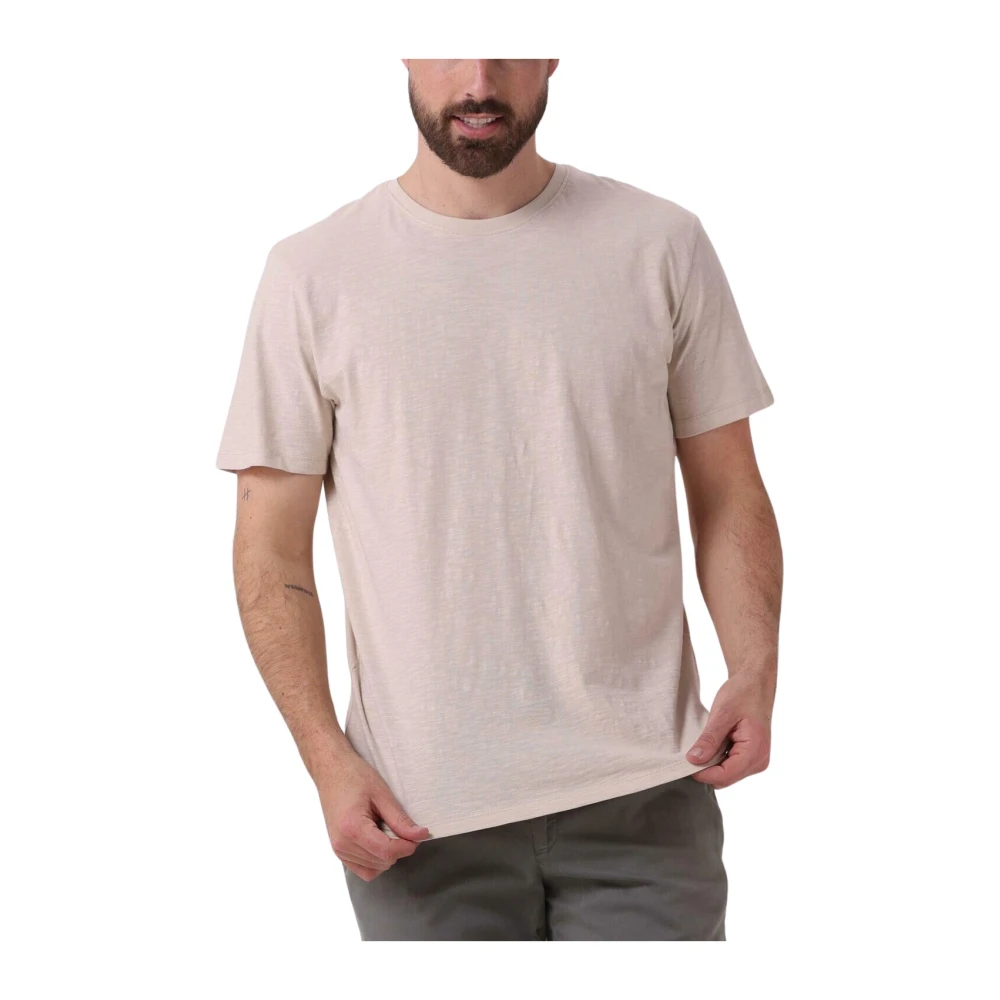 Selected Slhaspen Slub Ss O-Neck Tee Noos, Oatmeal - Bild 5