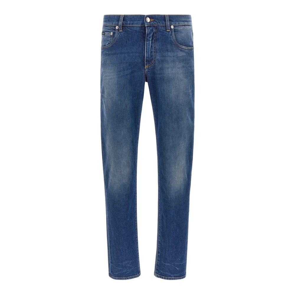 Dolce & Gabbana - Slim-Fit Stretch-Jeans - Jeans - Herren - Blau - 2XL - Bild 5
