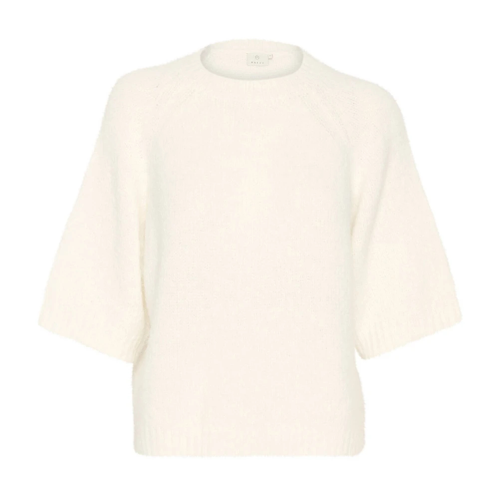 Kaffe Damen Weiß Pullover Crop Emilie - Bild 5