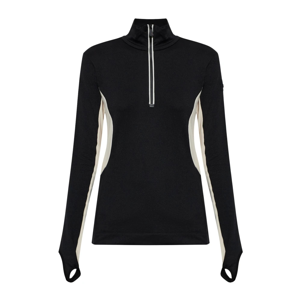 Grenoble Polartec Rollkragenpullover Mit Halbem Reißverschluss für Damen in Schwarz in Größe: M, Moncler - Bild 5