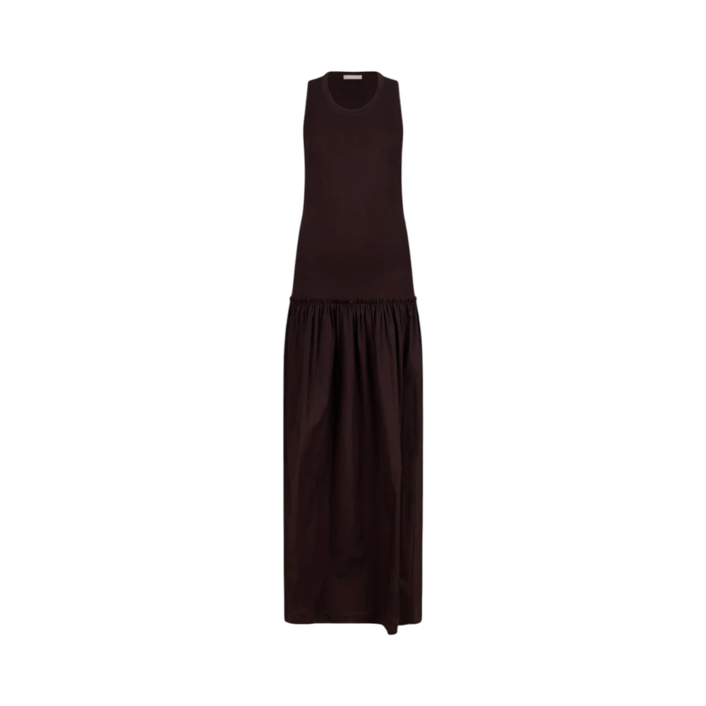 Liu Jo Damen Braun - Langes Jerseykleid Mit Seitlichen Cut-Outs - Dresses - M