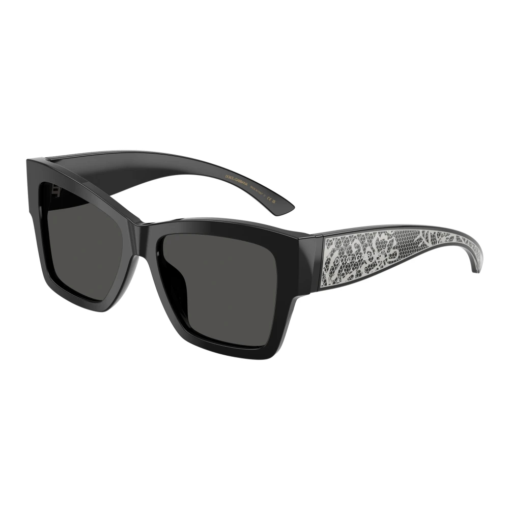 Dolce & Gabbana Damen Schwarz - Stylische Sonnenbrille - Accessories - K - 55 Mm