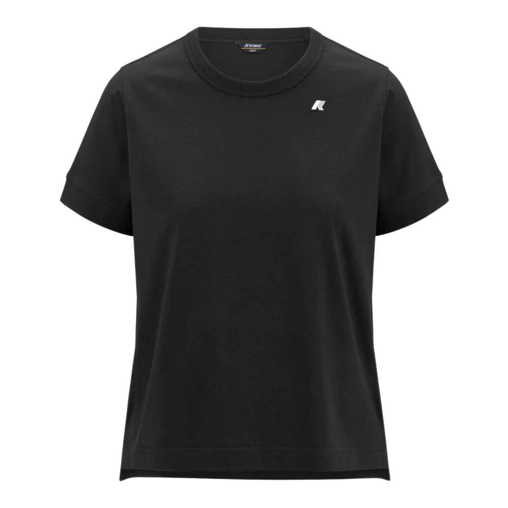 K-Way Damen Schwarz - Jersey T-Shirt - Tops - K - S