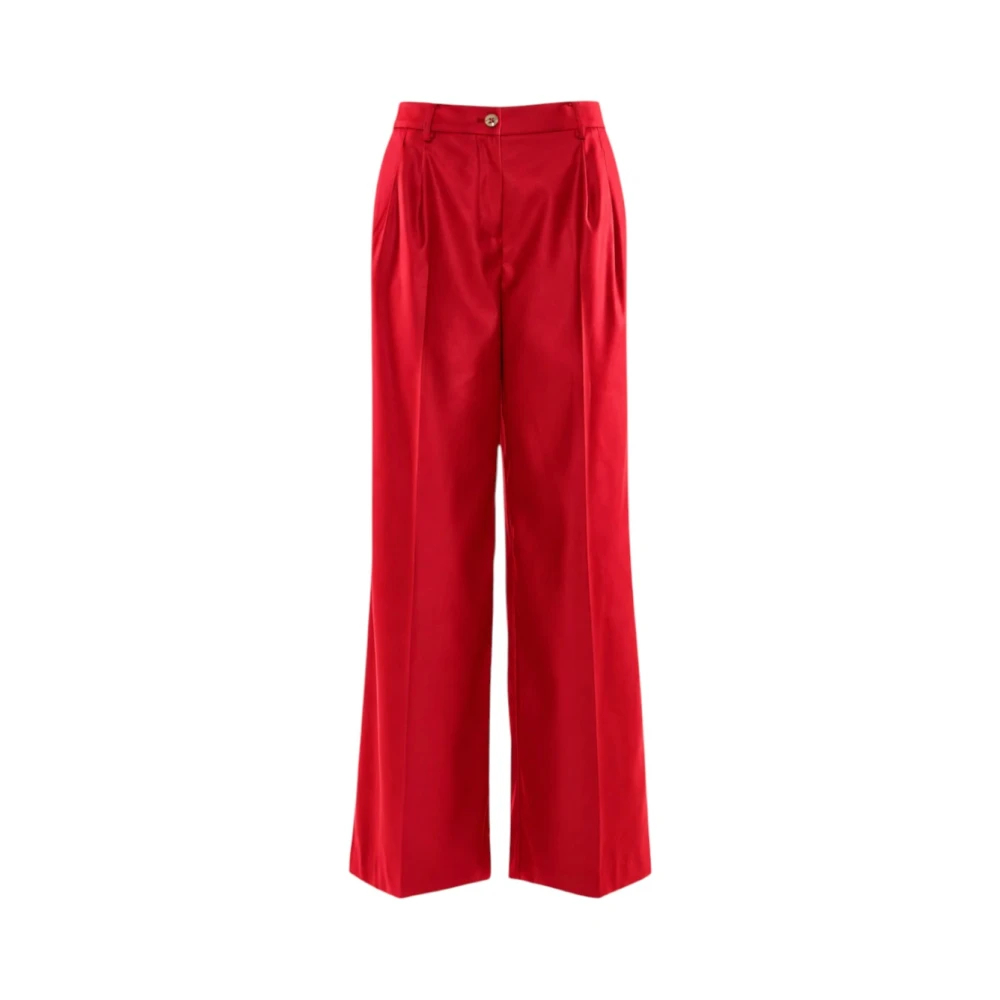 Nenette Damen Rot - Wide Hosen - Trousers - L