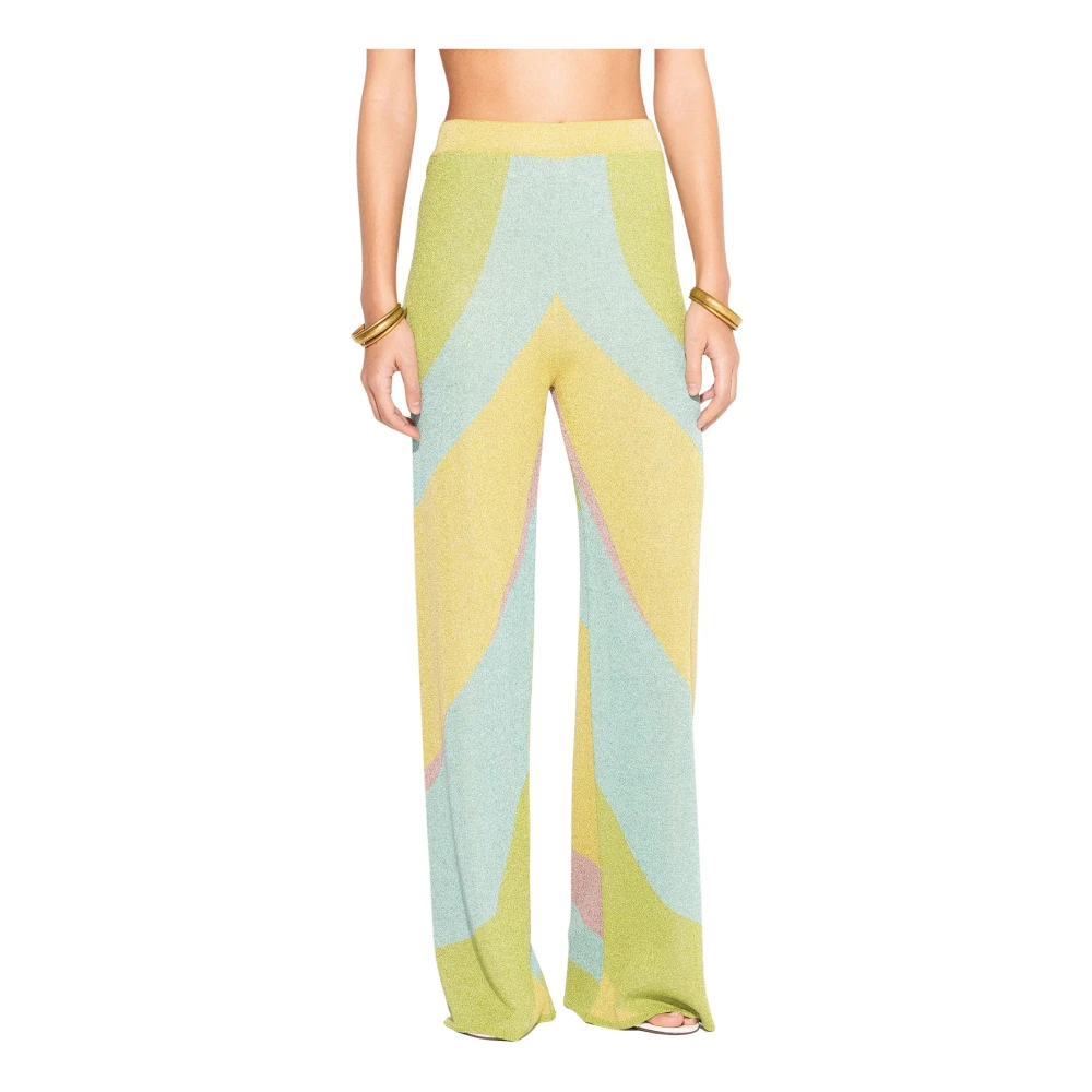 Akep Damen Multicolor - Wide Hosen - Trousers - Mehrfarbig -Xs