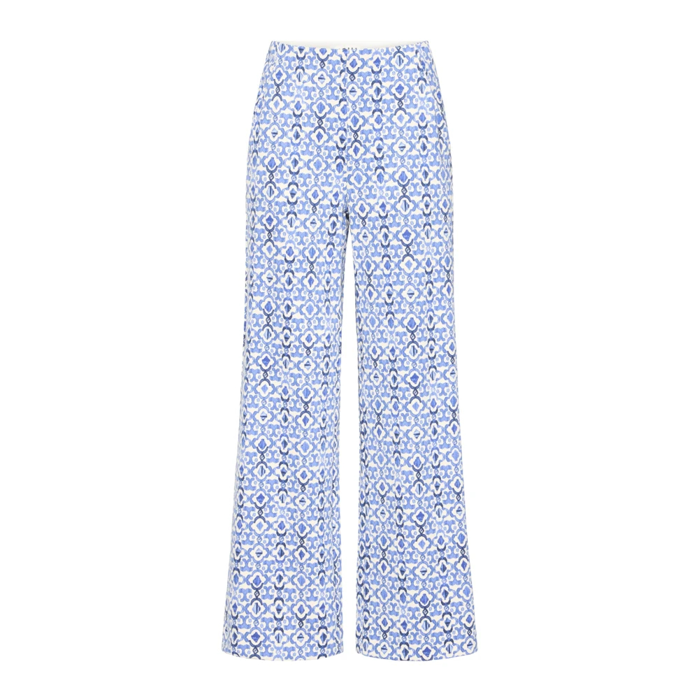 Ichi Damen Bleu Anzughose Kate Print - Bild 3